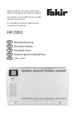 Предварительный просмотр 1 страницы Fakir HK 2200 Operation Manual