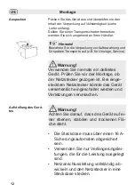 Preview for 12 page of Fakir Hobby  HL 600 Instructions For Use Manual