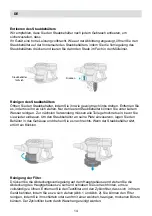 Предварительный просмотр 14 страницы Fakir HSA 800 XL Series User Manual