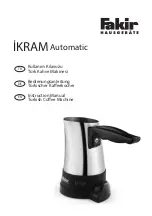 Fakir iKRAM Automatic Instruction Manual preview