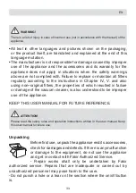 Предварительный просмотр 33 страницы Fakir INOVAX User Manual