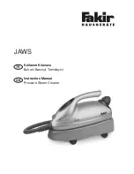 Fakir JAWS Instruction Manual preview