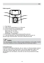 Preview for 13 page of Fakir KAAVE UNO PRO User Manual