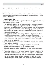 Preview for 23 page of Fakir KAAVE UNO PRO User Manual