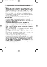 Preview for 12 page of Fakir LE 46 Instructions For Use Manual