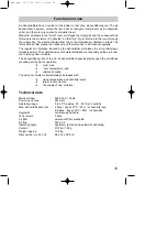 Preview for 15 page of Fakir LE 46 Instructions For Use Manual