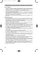 Preview for 20 page of Fakir LE 46 Instructions For Use Manual