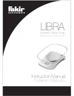 Fakir LIBRA Instruction Manual preview