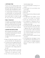 Предварительный просмотр 5 страницы Fakir Lucra Instruction Manual