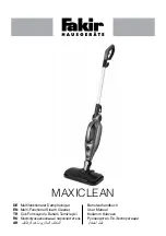 Fakir MAXICLEAN User Manual предпросмотр