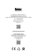 Предварительный просмотр 108 страницы Fakir MAXICLEAN User Manual