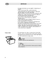 Preview for 6 page of Fakir ML ROBOTER Instruction Manual