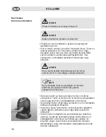 Preview for 10 page of Fakir ML ROBOTER Instruction Manual