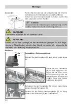 Preview for 12 page of Fakir Nilco Combi 17-30 Operating Instructions Manual