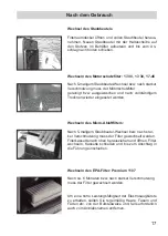 Preview for 17 page of Fakir Nilco Combi 17-30 Operating Instructions Manual