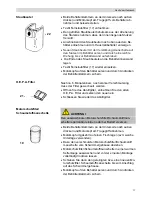 Предварительный просмотр 17 страницы Fakir NT 21 Operating Instructions Manual