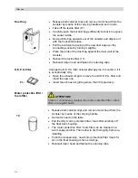 Предварительный просмотр 40 страницы Fakir NT 21 Operating Instructions Manual