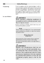 Preview for 36 page of Fakir premium AC 120 User Manual