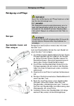 Preview for 14 page of Fakir premium AS 1800 T Operating Instructions Manual