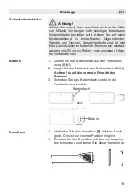 Preview for 13 page of Fakir premium HT 800 Instructions For Use Manual