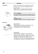 Preview for 12 page of Fakir Premium Power TS 720 AS User Manual