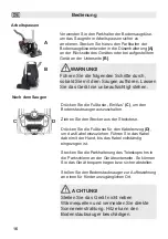 Preview for 16 page of Fakir Premium Power TS 720 AS User Manual