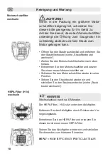 Preview for 18 page of Fakir Premium Power TS 720 AS User Manual