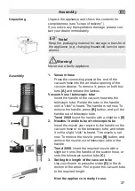 Предварительный просмотр 37 страницы Fakir premium TS 2000 CD User Manual