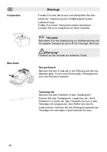 Предварительный просмотр 12 страницы Fakir premium TS 710 User Manual