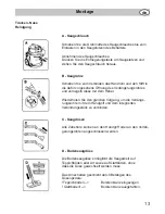 Предварительный просмотр 13 страницы Fakir Premium WS 9800 S Operating Instructions Manual