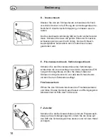 Предварительный просмотр 18 страницы Fakir Premium WS 9800 S Operating Instructions Manual