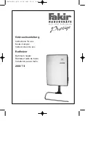 Fakir Prestige 2000 TS Instructions For Use Manual preview