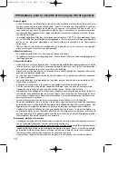 Preview for 12 page of Fakir Prestige 2000 TS Instructions For Use Manual