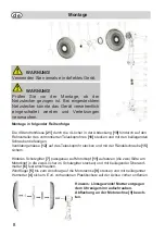 Предварительный просмотр 8 страницы Fakir prestige 360 Rotating Operating Instructions Manual