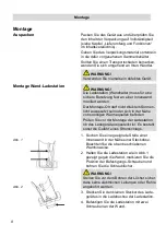 Предварительный просмотр 8 страницы Fakir prestige AS 1072 LNT Operating Instructions Manual