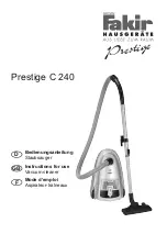 Предварительный просмотр 1 страницы Fakir Prestige C 240 Instructions For Use Manual