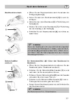 Предварительный просмотр 17 страницы Fakir Prestige C 240 Instructions For Use Manual