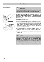 Предварительный просмотр 32 страницы Fakir Prestige C 240 Instructions For Use Manual