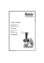 Fakir Prestige FWO Instructions For Use Manual preview