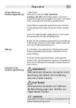 Preview for 3 page of Fakir prestige HL 300 Instructions For Use Manual