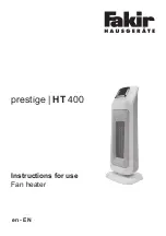 Preview for 25 page of Fakir prestige HT 400 Instructions For Use Manual