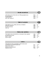 Preview for 3 page of Fakir Prestige KM Instructions For Use Manual