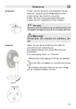 Preview for 11 page of Fakir Prestige Twister TVC 14 User Manual