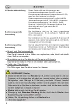 Preview for 4 page of Fakir prestige VC 45 S Operating Instructions Manual