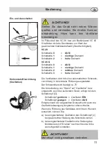 Preview for 11 page of Fakir prestige VC 45 S Operating Instructions Manual