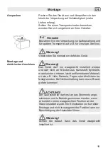 Preview for 11 page of Fakir QS 1200 Instructions For Use Manual