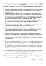 Preview for 19 page of Fakir QS 1200 Instructions For Use Manual