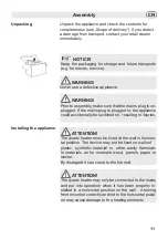 Preview for 33 page of Fakir QS 1200 Instructions For Use Manual