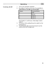 Preview for 37 page of Fakir QS 1800 Instructions For Use Manual