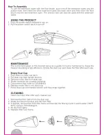 Предварительный просмотр 10 страницы Fakir RC1200 Instruction Manual